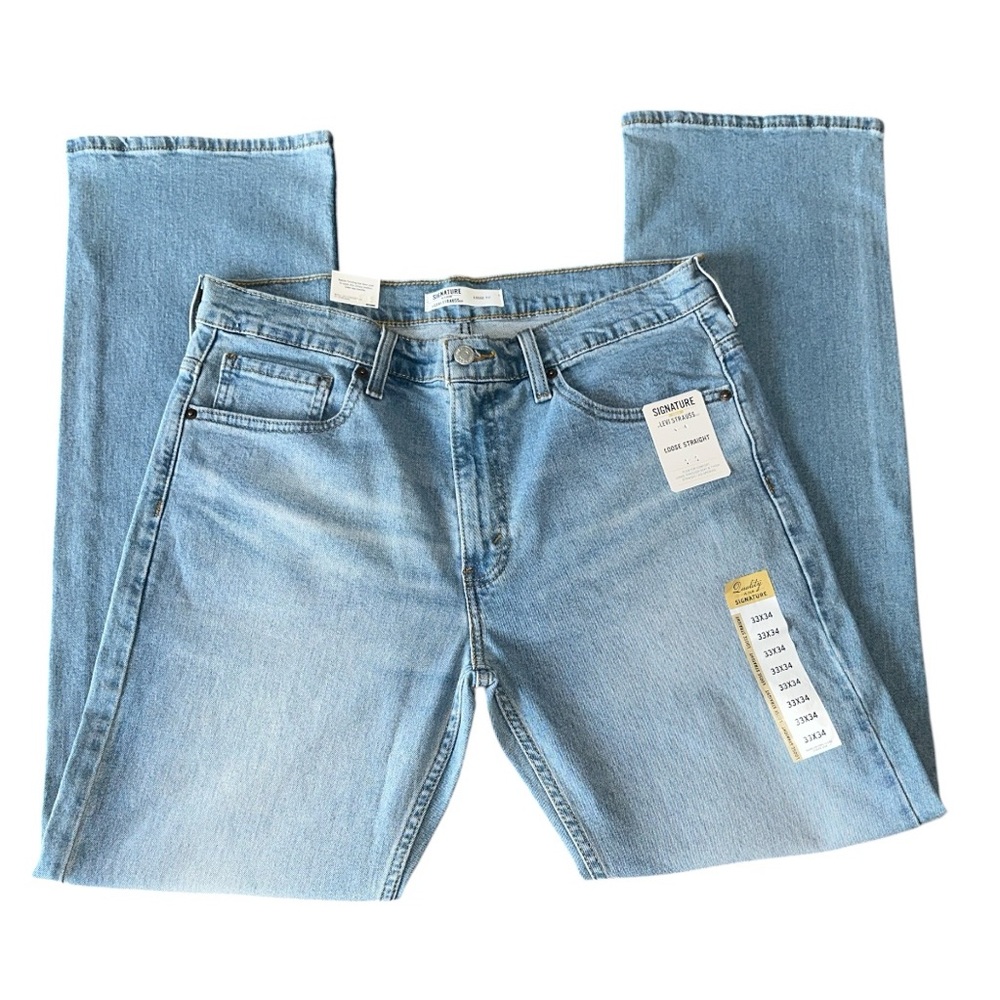 Signature by Levi Strauss & Co. Gold Label Men’s Classic Straight Fit Jean 33x34